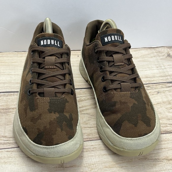 NOBULL Camo Canvas Trainer Running Shoes Sneakers Men's Athletic Sz 8.5M/W 10 - Picture 2 of 10